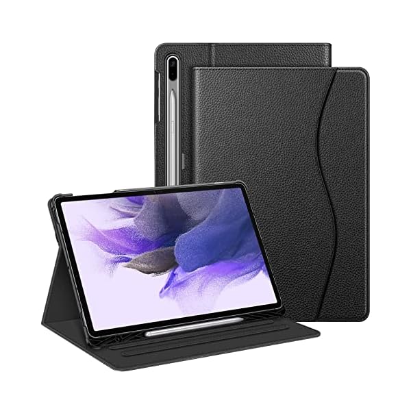 Fintie Hülle für Samsung Galaxy Tab S8 Plus 2022/S7 FE 2021/S7 Plus 2020 12.4 Zoll, Multi-Winkel Folio Schutzhülle mit S…