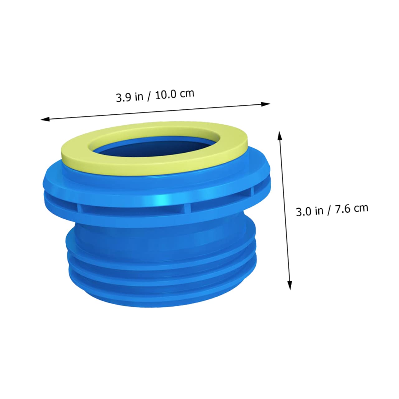 Artibetter 2pezzi Guarnizione Flangia Per Wc e Antiodore Anello Cera Con Rivestimento Per Installazione Facile e Sicura Compatibile Con La Maggior Dei Gabinetti