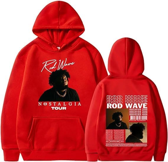 Amazon.com: Tufusiur Rod Wave Graphic Hoodie Merch Hip Hop Sweatshirt  Nostalgias Tour Shirt Hooded Men Women Black, X-Small : Clothing, Shoes \u0026  Jewelry