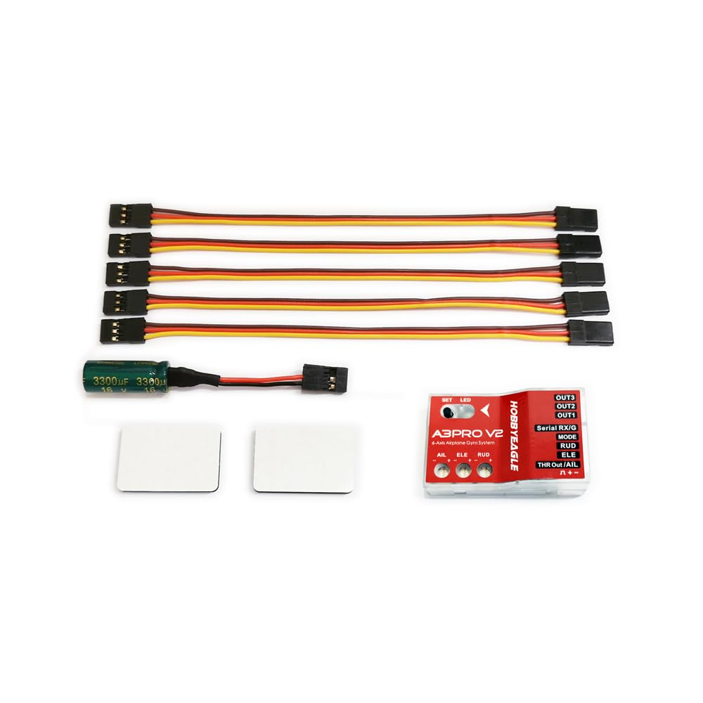 HOBBYEAGLE A3 Pro V2 6-Achsen RC Flugzeug Flug Stabilisator Controller Gyroskop Balancing Apparat Flugzeug Gyro Stabilisator für Fixed Wing RC Flugzeug