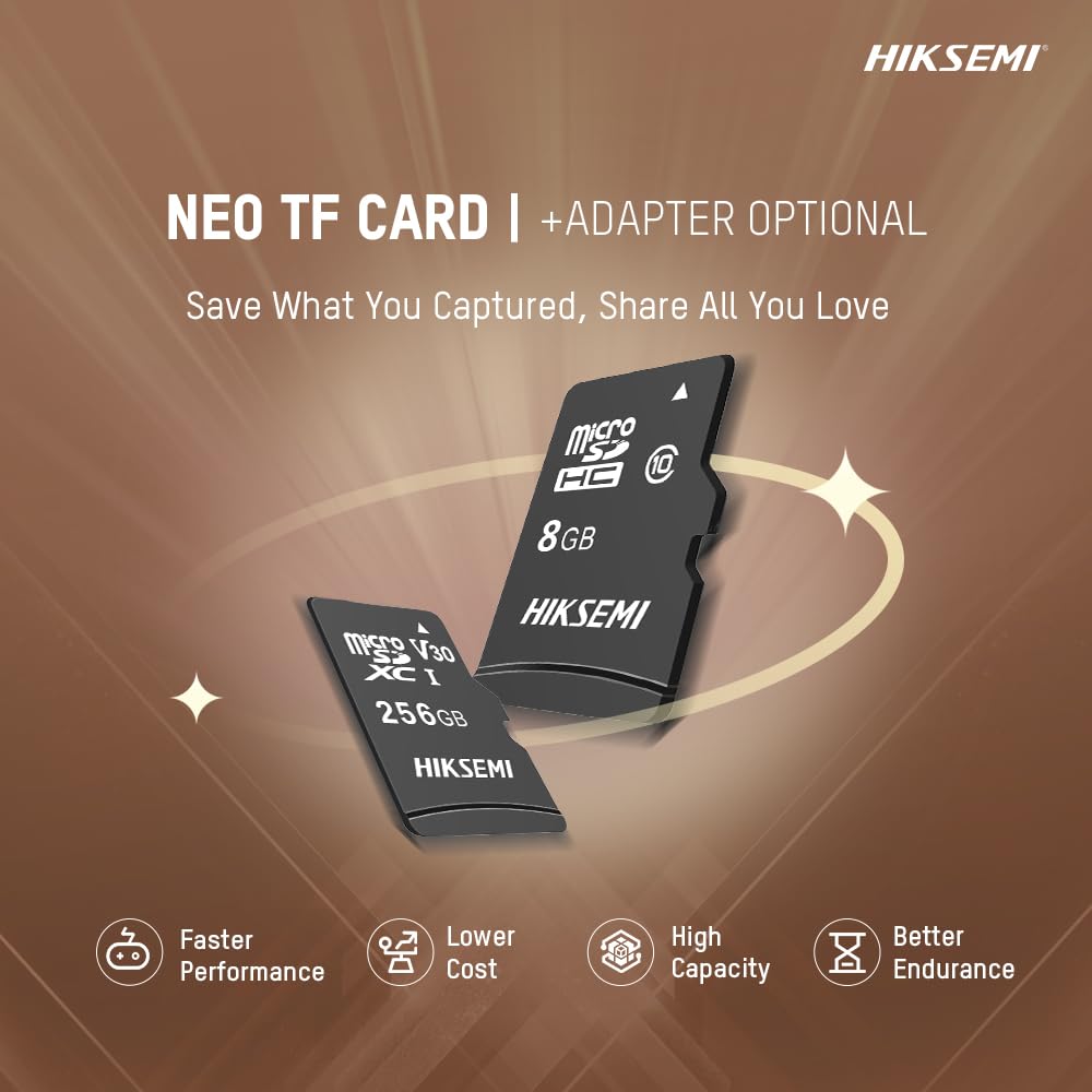 Hikstorage - Scheda Micro SD da 128 GB con adattatore KSA versione con supporto KSA 7 anni di garanzia