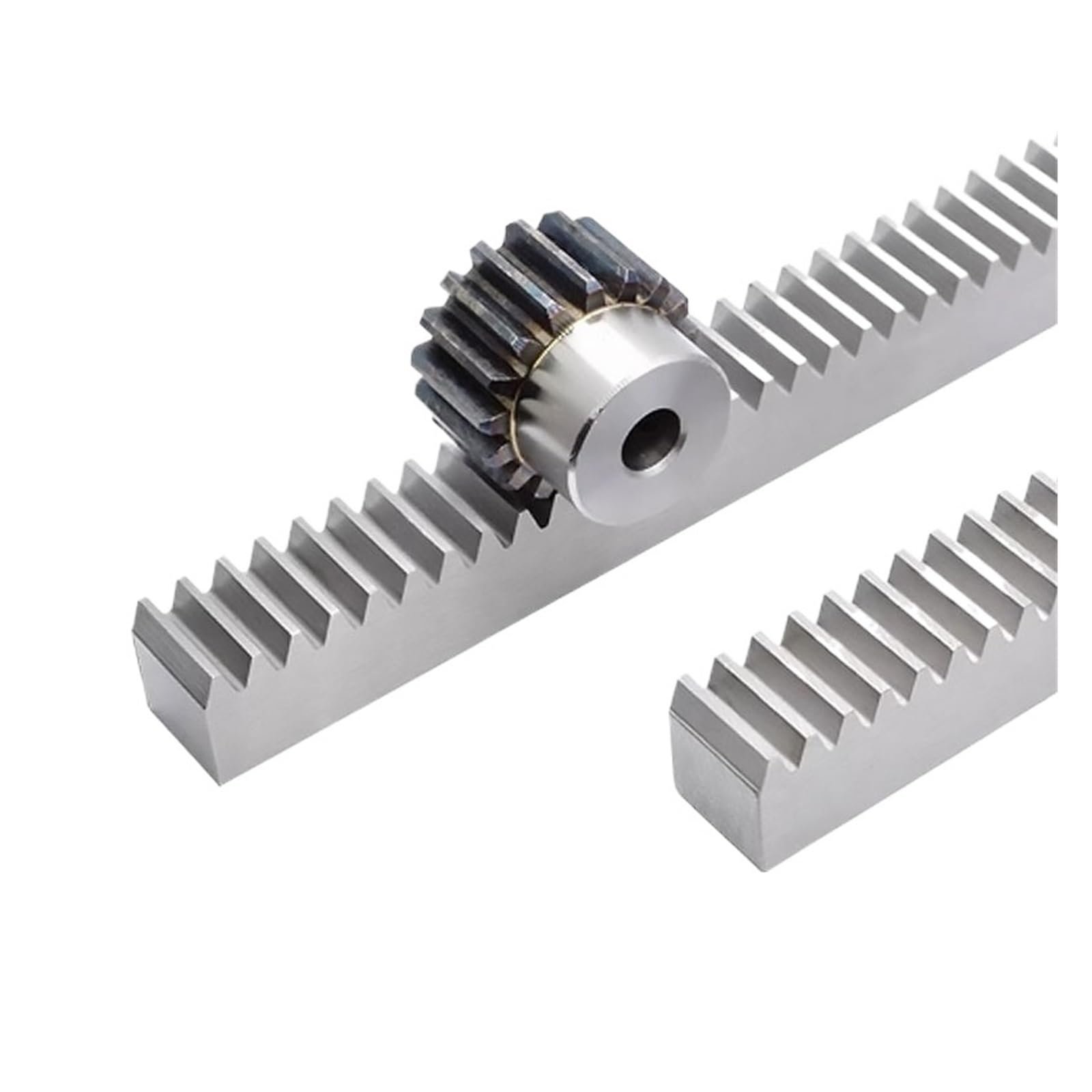 Crémaillère linéaire droite en acier haute dureté 1 pièce 1.25 Module 15 * 15 * 1000mm Engrenage à crémaillère de précision Dents droites for machine de gravure de routeur