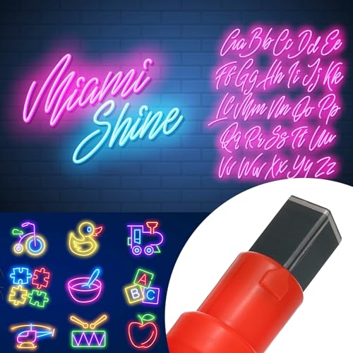 Image of PATIKIL Neon Light Cutter, 2 Pack Cutting Tool Includes 1 Straight and 1 Curved for Neon Flexible Light, Split LED Silicone Light Strip Hand Tool