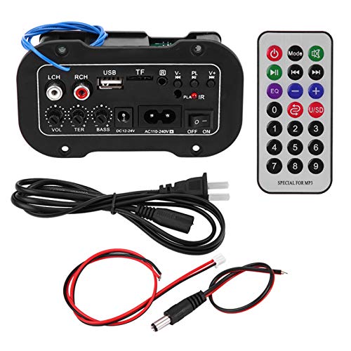 Sistemas de áudio automotivos, placa amplificadora de som de potência multifuncional Bluetooth 50W c