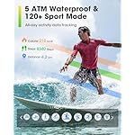 Smart Watches for Men Women Fitness: Fitness Tracker with Blutooth Call 24/7 Heart Rate SpO2 Sleep Monitor 5ATM Waterproof 120+ Sport Mode Activity Trackers Compatible iPhone Android Phones (3 Bands) - Image 4