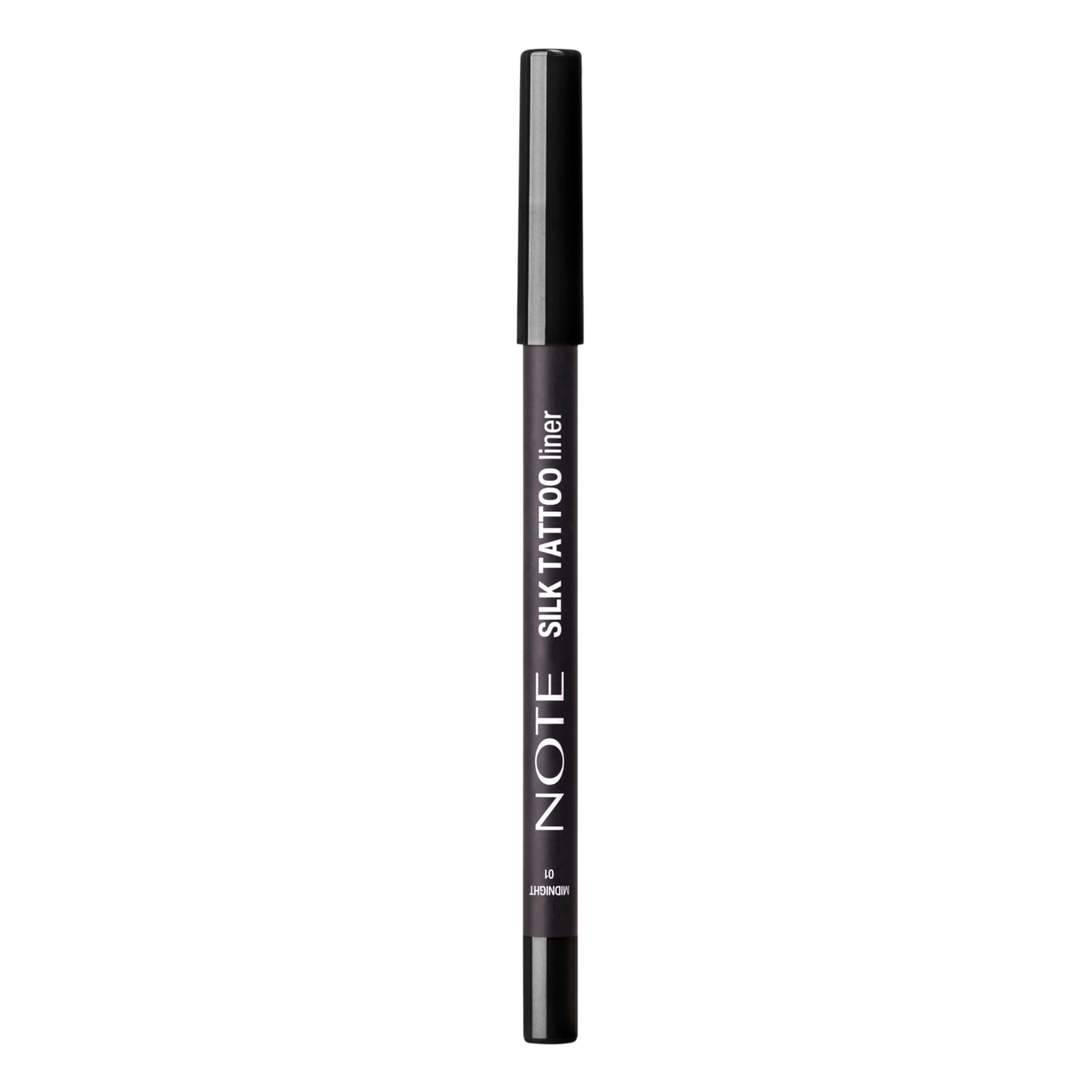 Note Cosmetics Silk Tattoo Liner Suya Dayanıklı İpeksi Jel Göz Kalemi - 01 Midnight
