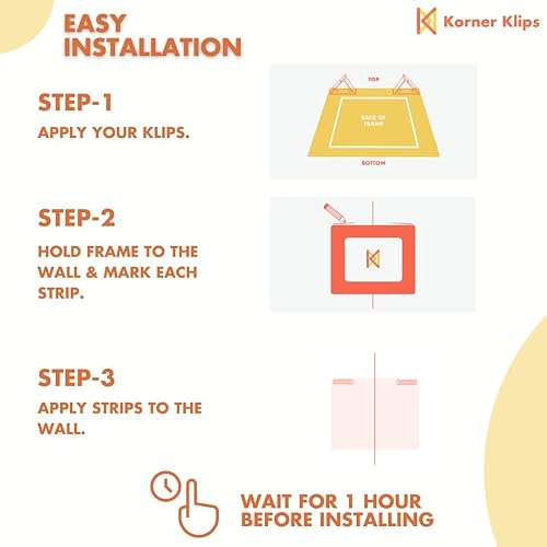 Miniatura 7 de Kit para colgar fotos, colgador de esquina, tiras para colgar fotos, organización del hogar y la oficina para espejo colgante, decoraciones para