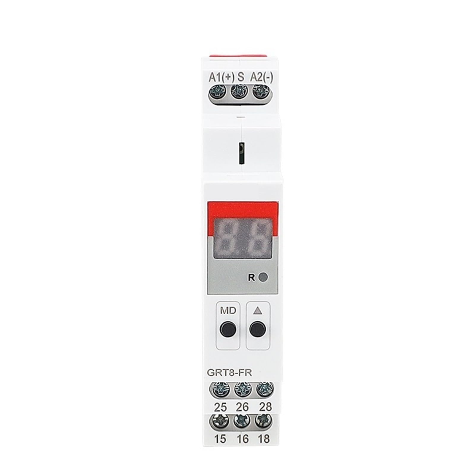 Relais de contrôle moteur inverseur GRT8-FR temporisé AC230V digital