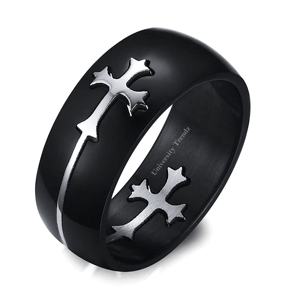 See full amazon price history chart for University Trendz Silver Cross Engraved Stainless Steel Ring - Best Easter Gift For Men & Women - Adjustable University Trendz Silver Cross Engraved Stainless Steel Ring - Best Easter Gift For Men & Women - Adjustable (B0BC9KBSHB) Amazon Price History, Amazon Price Tracker