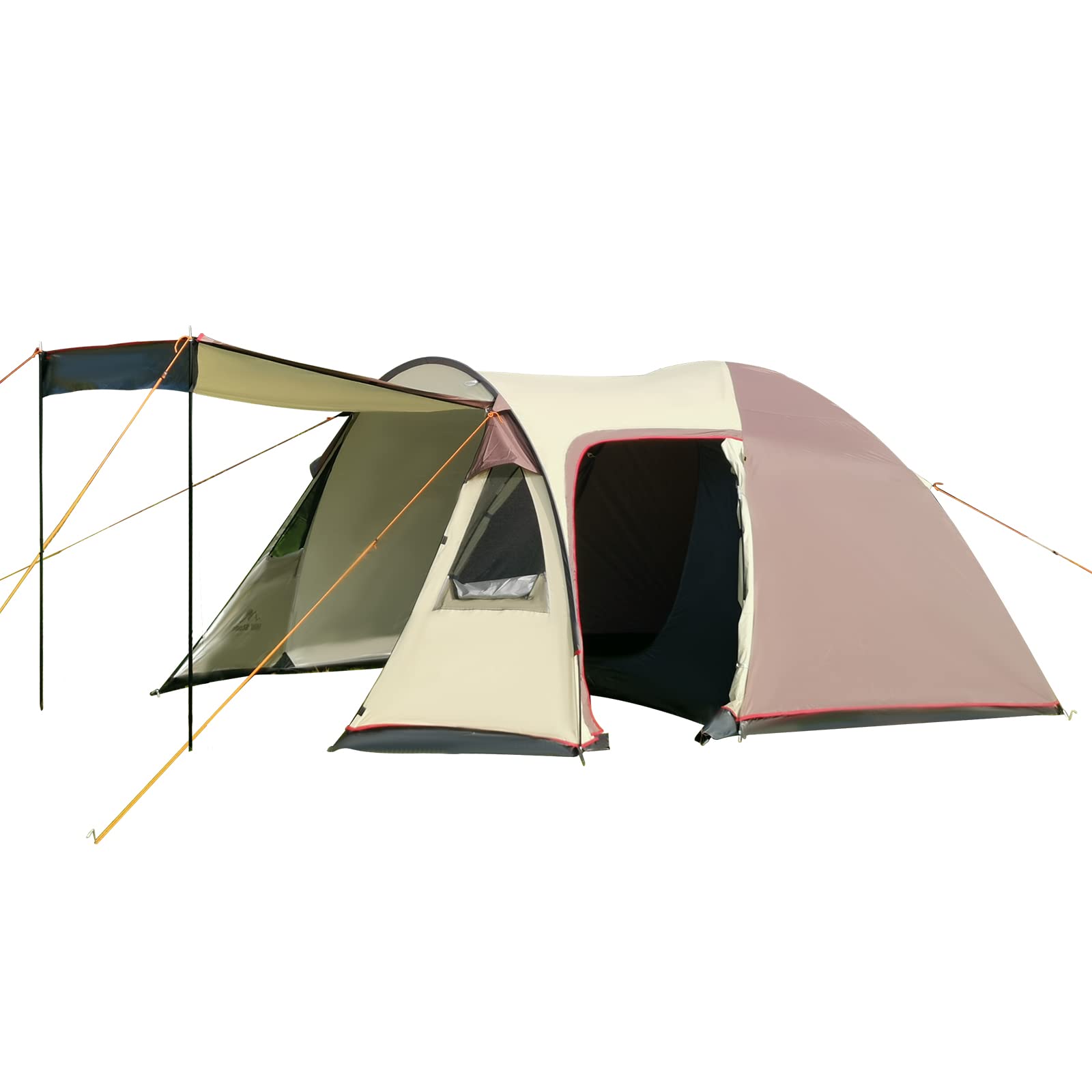 Amazon.co.jp: Fkstyle フルクローズテント 2ルーム 4人用
