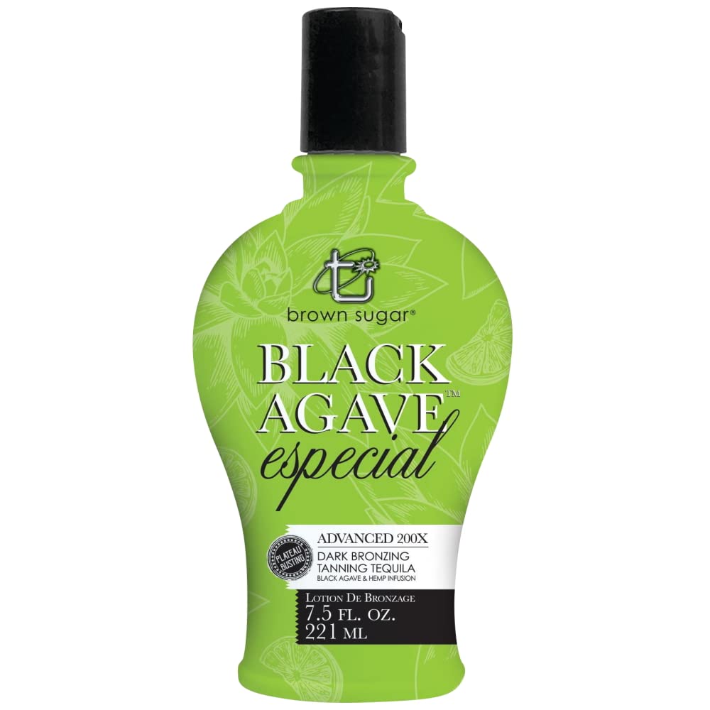 Brown Sugar Black Agave Especial Tanning Lotion with Advanced Bronzers Tan Inc. -7.5 oz