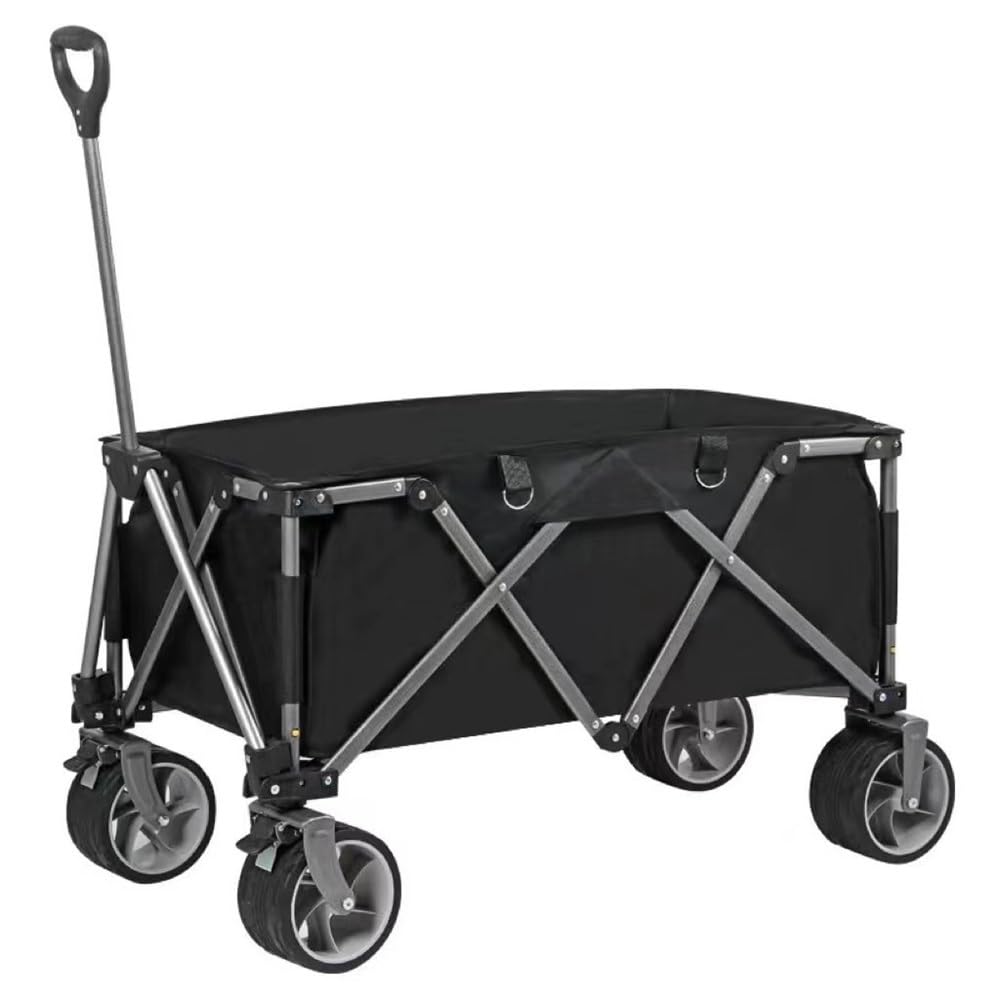 camping cart， Foldable Camping Trolley Cart for s and Beach Picnic