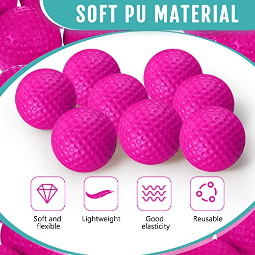 Junkin 24 Pcs Foam Golf Practice Balls Realistic Feel and Flight Training Sport Balls Elastic Soft Foam Golf Balls for Indoor or Outdoor Backyard Training - Image 4
