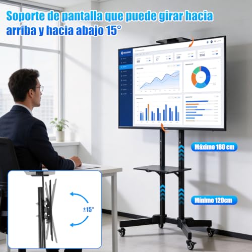 Opiniones de Carrito para tv los preferidos por los clientes. 9 Imagen adicional