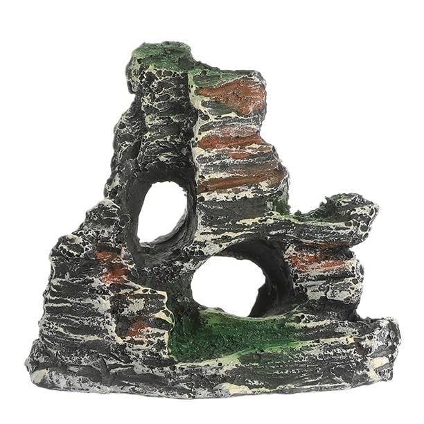 Grottes et cachettes d'aquarium pour créer un décor d'angle naturel