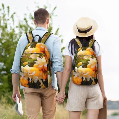 Mochila para laptop floral alegre ideal como bolsa de enfermera y campus universitario 6