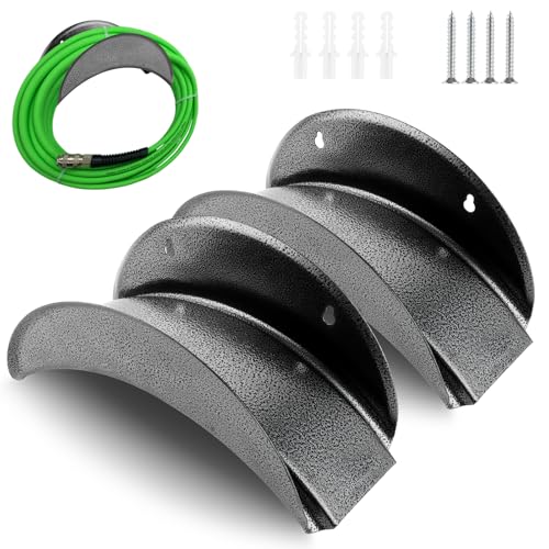 LDXDRU Lot de 2 supports muraux pour tuyaux d'arrosage, support mural, suspension de tuyau de voiture