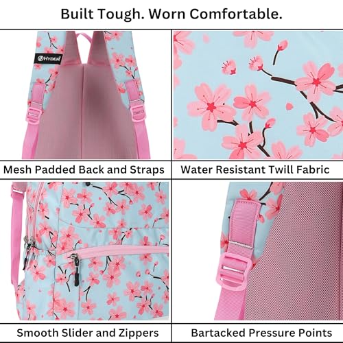 Image of HYDER Daisy 25L Cute & Stylish College Bag for Girls | Padded Laptop Compartment | School, College, Office, Travel & Tuition Bag for Women | Durable Backpack