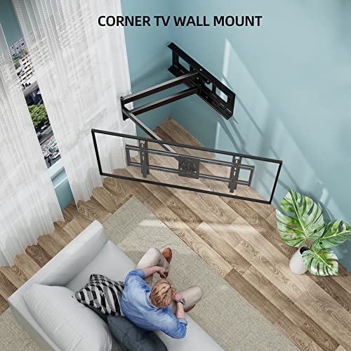 Hcmounting TV WALL MOUNT For 42-80 Inch Tvs, Full Motion With 43 Inch Extension Articulating Arms thumb #3