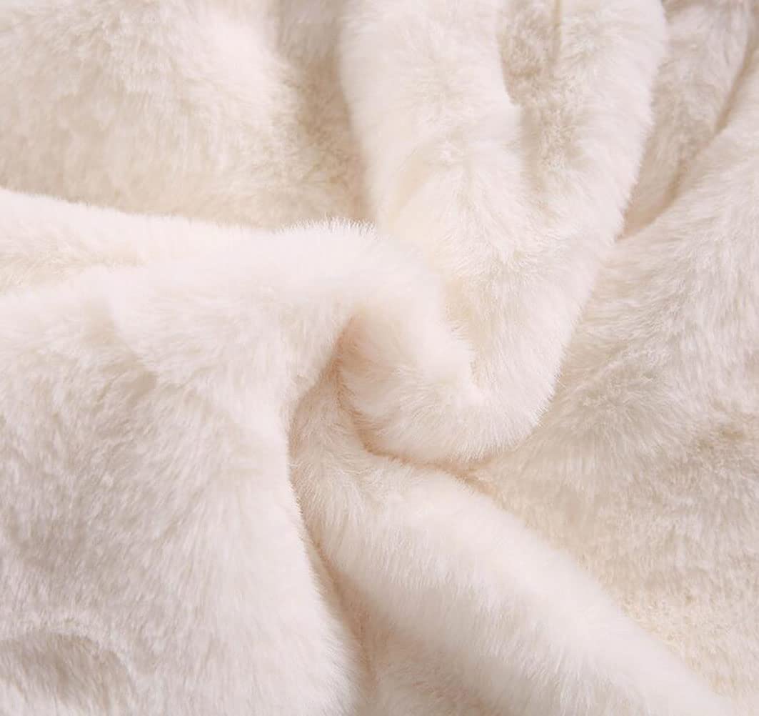 Manteau Fille Veste Bébé Fille Fausse Fourrure Encapuchonné Manteau Veste Cap Manteau Poncho