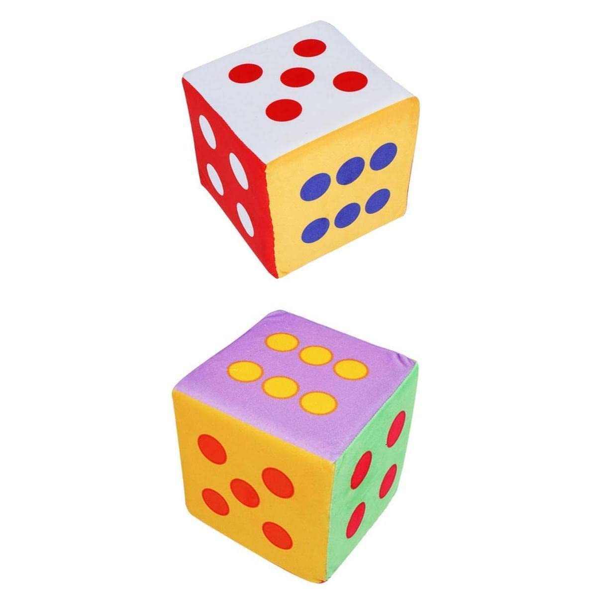 ATORSE Toy 2X Jumbo Foam Playing Dice Game Carnival School Supplies 6 Inch -Toys & Hobbies-Games-Game Pieces Parts-image-25