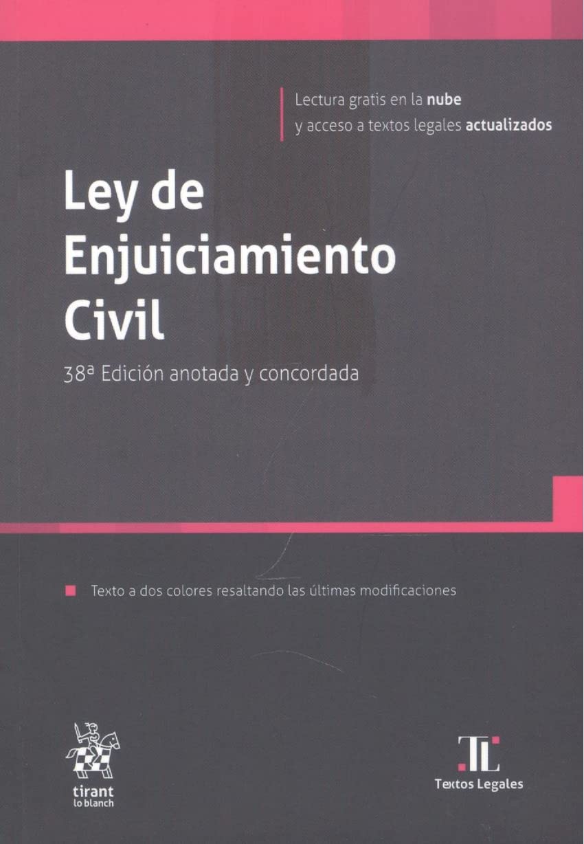 Ley de Enjuiciamiento Civil 38ª Edición anotada y concordada (Textos Legales)
