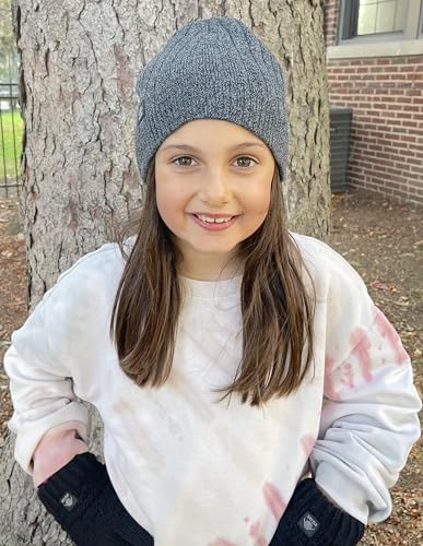 N'Ice Caps Little Kids Winter Gloves Cable Knit Warm Sherpa Lining Girls4