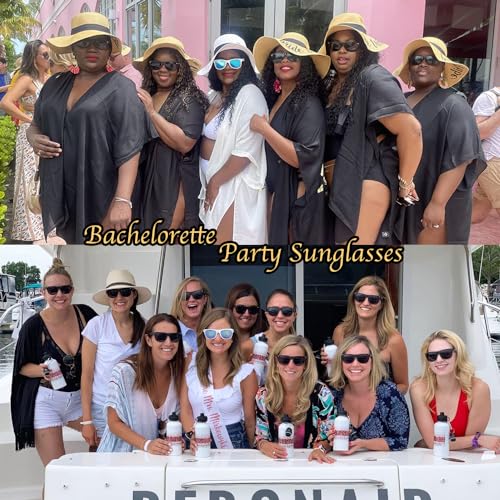 6/12 Pack Bachelorette Sunglasses Bridesmaid Bride Tribe Sunglasses Party Supplies Wedding Party Favors2