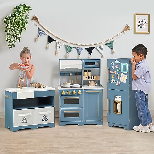 Teamson Kids TD-13850C Little Chef Atlanta Large Modular Wooden Play Kitchen thumb #6