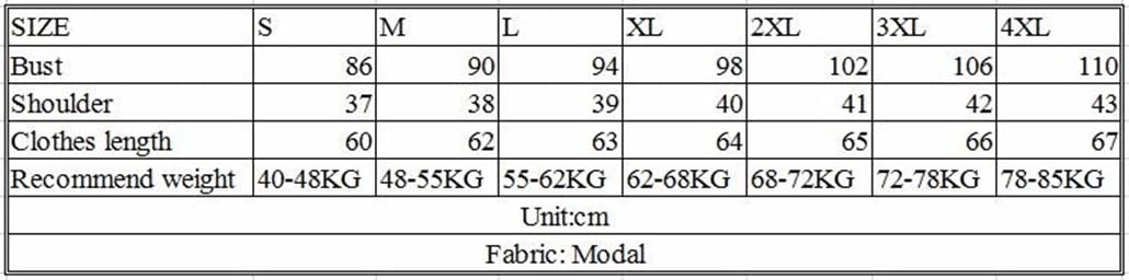 keusyoi T-shirt décontracté en modal uni avec col en V et manches courtes pour femme