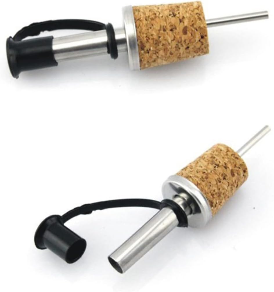 Red Wine Pourer Spout Multi-function Reusable Cork Stopper Stainless Steel Spout for Household Use for Wine Lovers and Entertaining