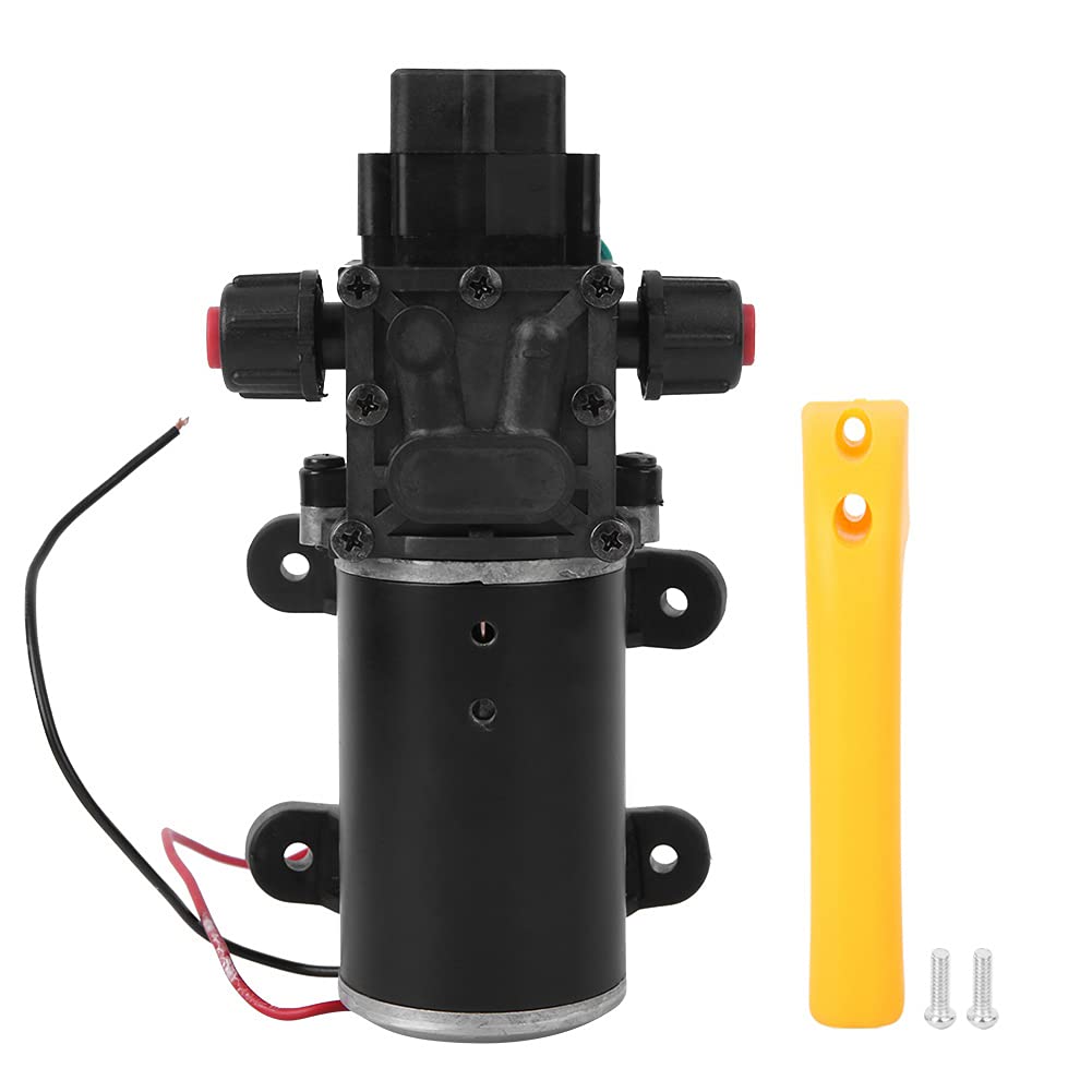 FTVOGUE Pompa a Membrana 12V 100W Pompa Acqua Autoadescante Portatile Accessorio Meccanico Bassa rumorosità Alta Pressione Dimensioni Ridotte per Sostituzione e Riparazione di Parti Industriali