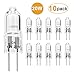 Produktbild Halogen-Stiftsockellampen, Sporgo 10er-Pack Halogenlampe Halogen G4 12V 20W, Leuchtmittel G4-Sockel, Halostar HaloPin Dimmbar 320 Lumen 2800K Warmweiß [Energieklasse C]