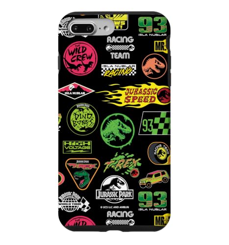 Image of Jurassic Park Racing Icons All Over Print Case for iPhone 7 Plus/8 Plus