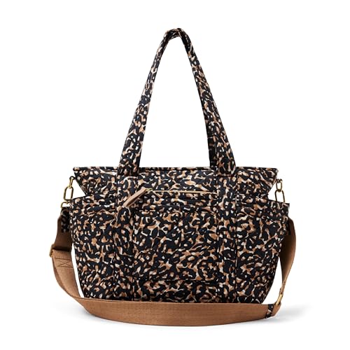 Amazon Essentials Womens Quilted Cotton Tote Handbag Abstract Animal One Size