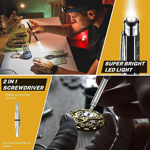 Novidade 9 em 1 canetas de presente para homens e mulheres, caneta multiferramenta EDC acessório exc