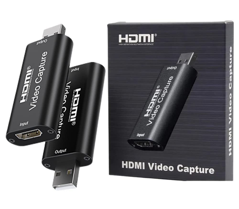 Microware Audio Video Capture Cards, HDMI to USB 2.0/USB High Definition Full HD 1080p 30fps Record via DSLR Camcorder Action Cam for Acquisition,Live Streaming,Gaming,Teaching,Conference-image-4