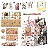 [Prepare Sorpresas para la Navidad]: Alineado en un estante o colgado de una cuerda, este calendario de Adviento diseñado individualmente es un verdadero punto de atracción en el período previo a la Navidad. Este calendario de adviento es un gran regalo para familiares, niños, amigos y amantes.