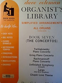 Paperback Organist's Library Simplified Arrangements for All Organs Including Spinets Book Seven (The Concertos) Book