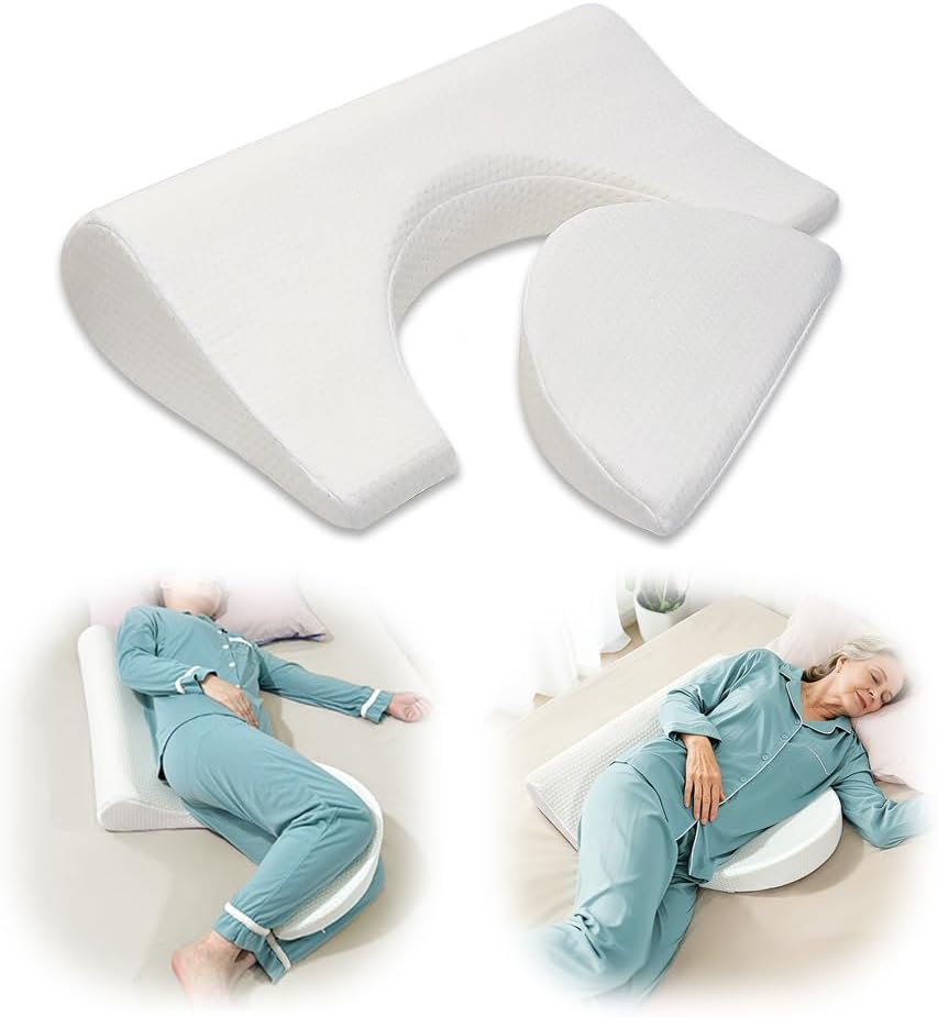 Bed Sores Turning Wedge Pillow for Side Sleeping After Surgery, Body Positioning Wedges for Bedsore, Positioning Aid for Elderly Bedridden Bed Sore, Pressure Ulcer Reducing Pillow