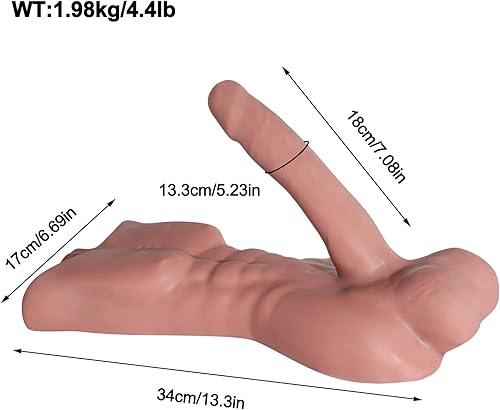 Miniatura 2 de Muñeca sexual masculina con consolador flexible, gran polla realista para masturbación femenina, juguete sexual para hombres, mujeres, pareja gay