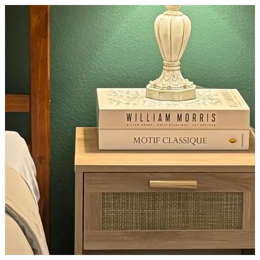 Book Shape Decorative Cable Management Box - Expandable Cable Organizer Box with Magnetic Closure for Home & Office (William Morris, Standard)