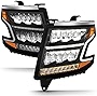 KarParts360 ANZO For Chevy Tahoe 2015-2020 Headlights LED Light Bar Style Black | 111478