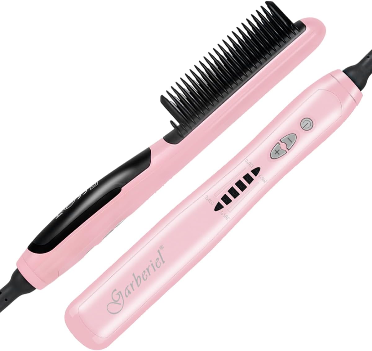Hair Straightener Brush for Women, 6 Temps 20s Fast Heat