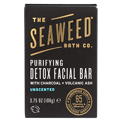 The Seaweed Bath Co. Purifying Detox Facial Bar (Unscented) Pack 2