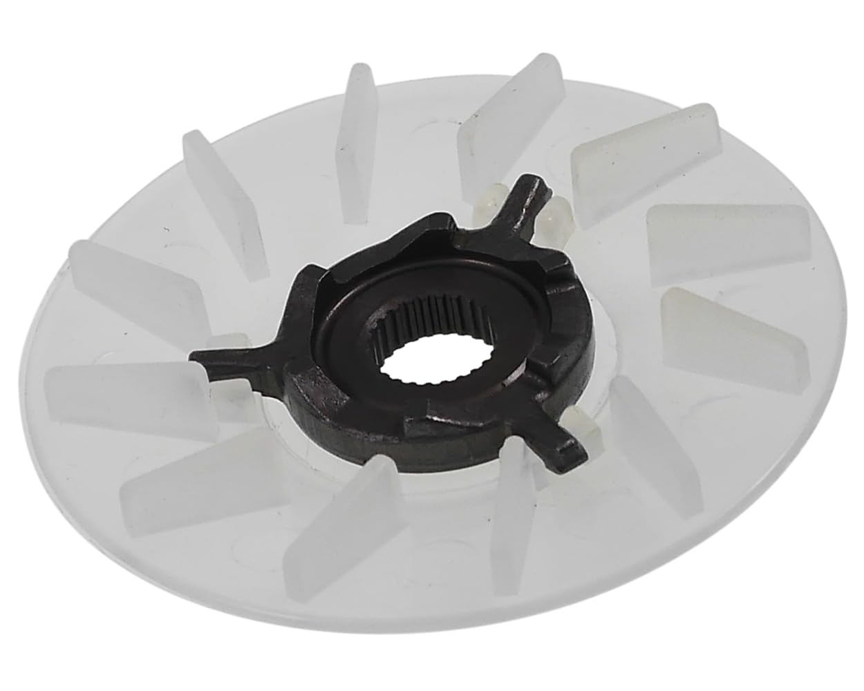 Variomatik Set GY6 50ccm 4-Takt – inkl. Riemenscheibe Keilriemen Variogewichte Lüfterrad – für Baotian Rex Benzhou Flex-Tech Explorer ATU – 10 Zoll Motor – 669x18x30