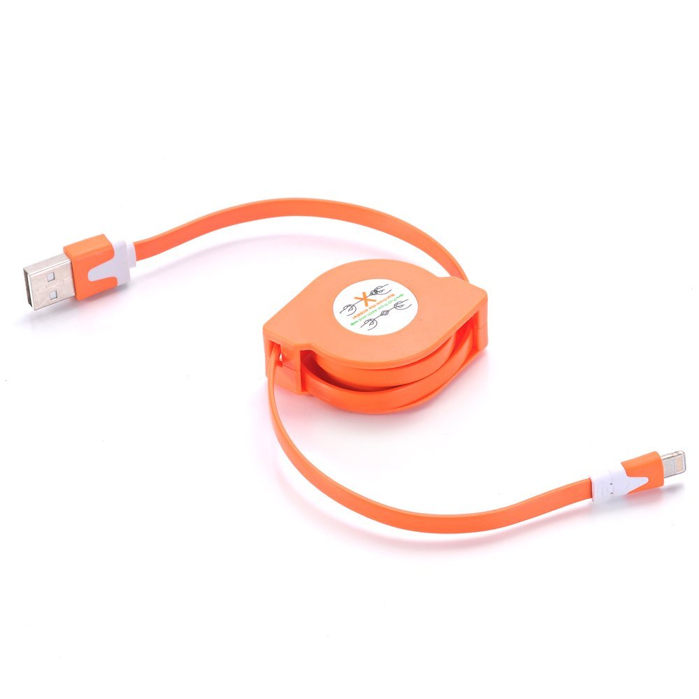 USB Cable Retractable Universal USB Charger Cable for iPhone 6s 6s Plus 5 5S 5C SE 4S 4