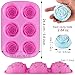 Lerykin Rose Silicone Molds - 2 Pack Handmade Large Rose Flower Soap Mold - Food Grade DIY Bar Mould for 3D Soap, Mousse, Muffin, Cake, Chocolate, Jelly, Resin, Candle - Just Pop Out & Dishwasher Safe