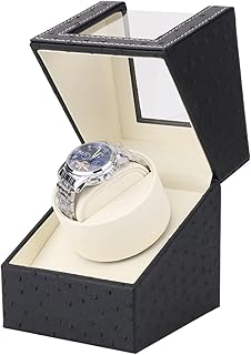 SYN-GUGAI Schmuckschatulle Uhrenbeweger Automatikuhren Uhrenbox Automatikuhr Beweger Box,für Geburtstag, Jubiläum, Thanksg...