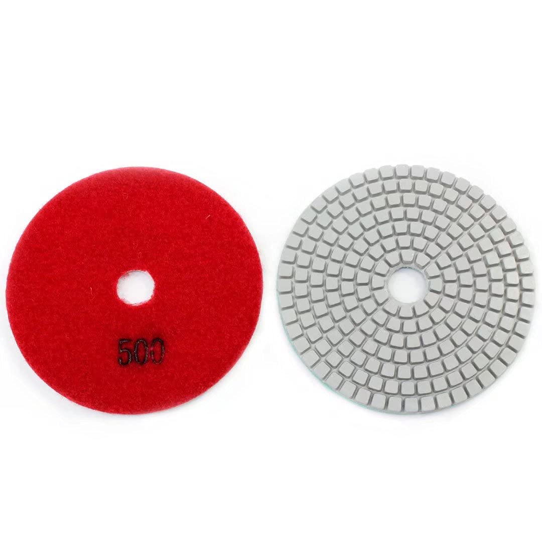 Aussel Diamond Polishing Pad Wet Pulido Rueda Set para Granito Hormigón Stone Ceramic 11 Piezas (4inch)